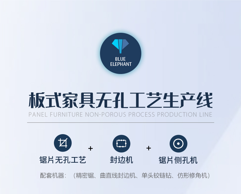 板式家具無(wú)孔工藝生產(chǎn)線(xiàn)